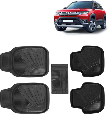 Kingsway PVC Tray Mat For  Maruti Suzuki New Brezza(Black)