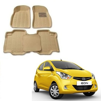 KBTR Plastic 3D Mat For  Hyundai Eon(Beige)