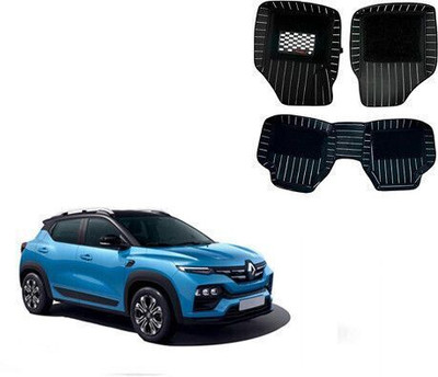 Autorepute Leather 9D Mat For  Renault Kiger(Black)