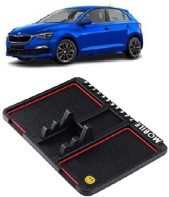 GS Grow n Shine Rubber Standard Mat For  Skoda NA(Black)