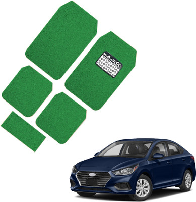INSURE AUTOMOTIVE PVC Standard Mat For  Hyundai Accent(Green)