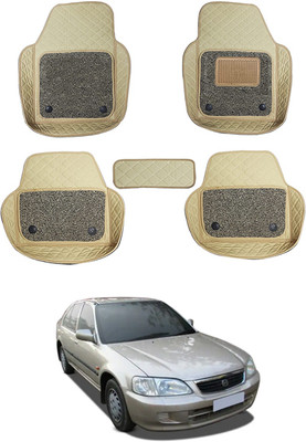 RKPSP Leatherite 7D Mat For  Honda City(Beige)