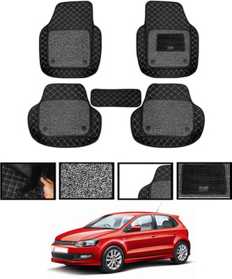 ABJD Leatherite 7D Mat For  Volkswagen Polo GT(Black)