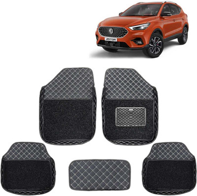 Kingsway Leatherite 7D Mat For  MG Astor(Black)
