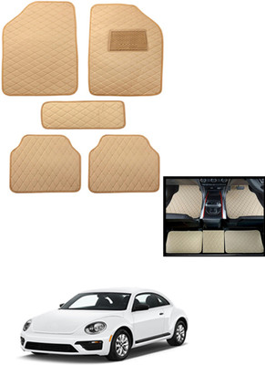 MATIES Leatherite Standard Mat For  Volkswagen Beetle(Beige)
