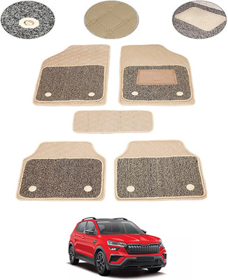 MSNP Leatherite 7D Mat For  Skoda Universal For Car(Beige)
