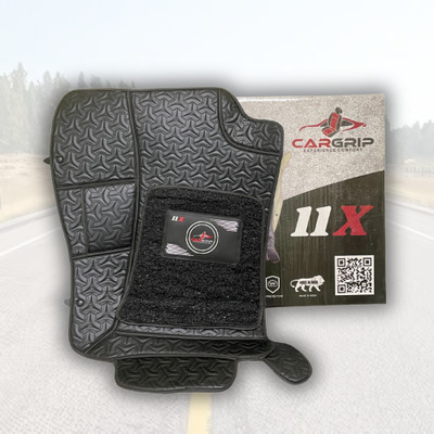 CARGRIP Leather Standard Mat For  Mahindra Thar(Black)