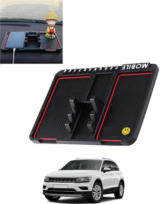 RKPSP Silicone Tray Mat For  Volkswagen Tiguan(Black)