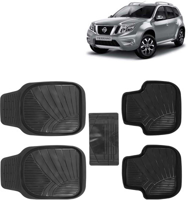 Kingsway PVC Tray Mat For  Nissan Terrano(Black)