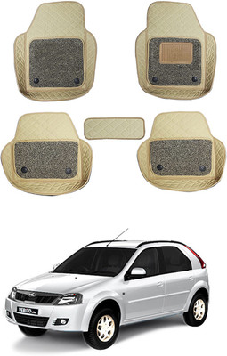 RKPSP Leatherite 7D Mat For  Mahindra Verito Vibe(Beige)