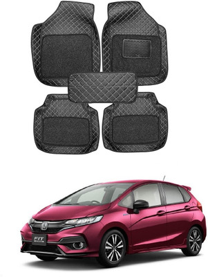 arneja trading company Leatherite 7D Mat For  Honda Jazz(Black)