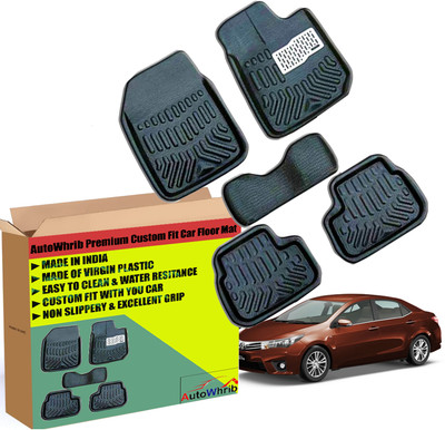 Autowhrib Plastic 3D Mat For  Toyota Corolla Altis(Black)
