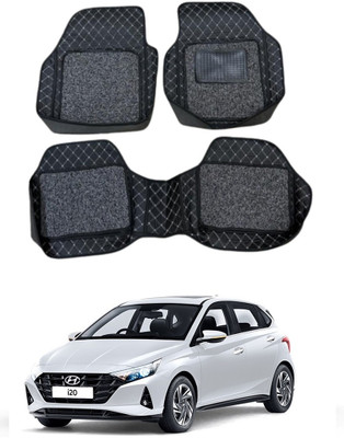ARNEJA Leatherite 7D Mat For  Hyundai i20(Black)