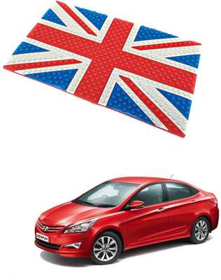 arneja trading company Rubber Standard Mat For  Hyundai Verna Transform(Multicolor)