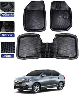 MATIES Plastic Tray Mat For  Honda Amaze(Black)