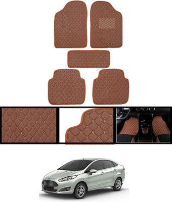 AYW Leatherite Standard Mat For  Ford Fiesta(Orange)