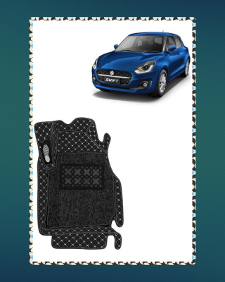KUNTAIL C Leather 7D Mat For  Maruti Suzuki Swift(Black)