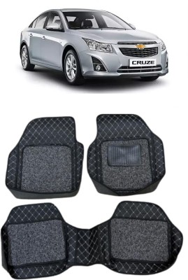 arneja trading company Leatherite 7D Mat For  Chevrolet Cruze(Silver, Black)