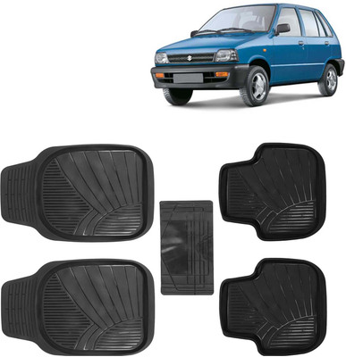 Kingsway PVC Tray Mat For  Maruti Suzuki 800(Black)