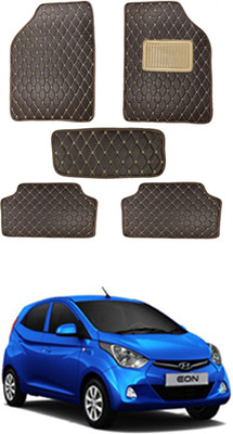 MATIES Leatherite Standard Mat For  Hyundai Eon(Black)