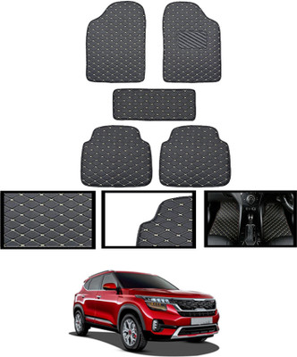 ABJD Leatherite Standard Mat For  Kia Seltos(Black)