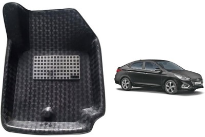 ROSHNEER ENTERPRISES PVC Tray Mat For  Hyundai Verna(Black)