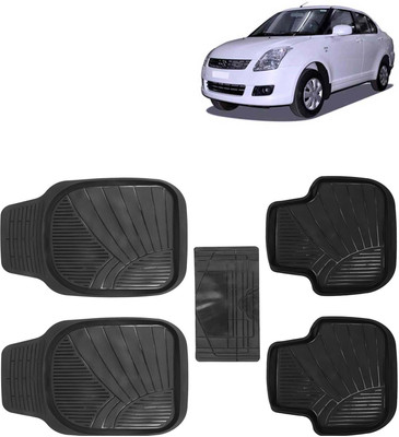 Kingsway PVC Tray Mat For  Maruti Suzuki Swift Dzire(Black)