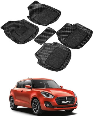 ARNEJA Leatherite 7D Mat For  Maruti Suzuki Swift(Black)