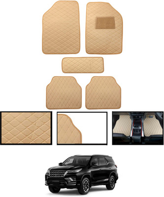 CCMM Leatherite Standard Mat For  Toyota Fortuner(Beige)