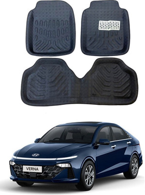 ARNEJA Polyutherine 3D Mat For  Hyundai Verna(Black)