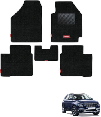 elegant Polypropylene Standard Mat For  Hyundai Venue(Black)