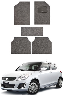 MATIES PVC Standard Mat For  Fiat Universal For Car(Black)