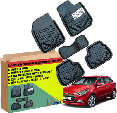 Autowhrib Plastic 3D Mat For  Hyundai Elite i20(Black)