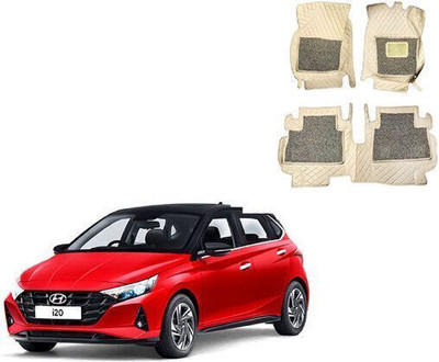 Autorepute Leather 7D Mat For  Hyundai i20(Beige)