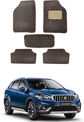 MATIES Leatherite Standard Mat For  Maruti Suzuki Universal For Car(Black)