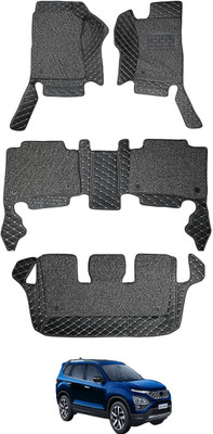 Auto Hub Leatherite 7D Mat For  Tata Safari (7 Seater)(Black)