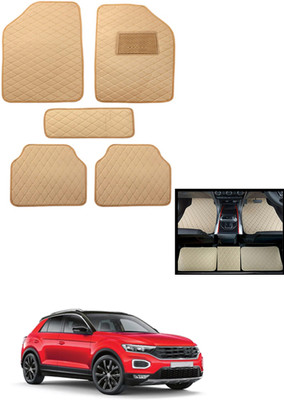 MATIES Leatherite Standard Mat For  Volkswagen Universal For Car(Beige)