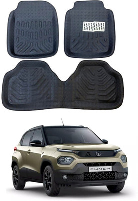 Arnejaa Polyutherine 3D Mat For  Tata Punch(Black)