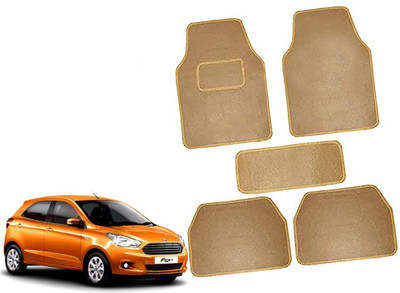 AUTO PEARL Polyester Standard Mat For  Ford Figo(Beige)