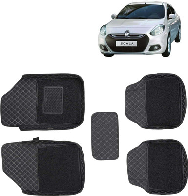 Kingsway Leatherite 7D Mat For  Renault Scala(Black)