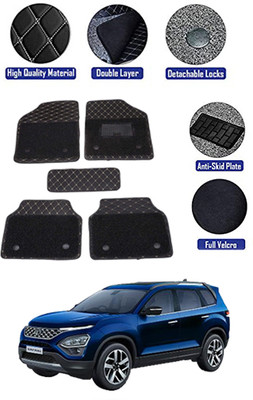 MATIES PVC 7D Mat For  Hyundai Universal For Car(Black)