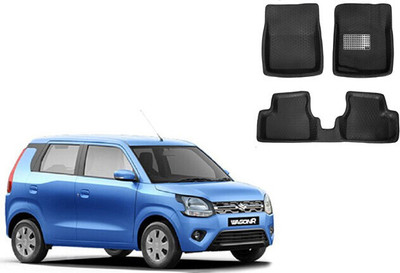 Autorepute Leather 5D Mat For  Maruti Suzuki WagonR(Black)