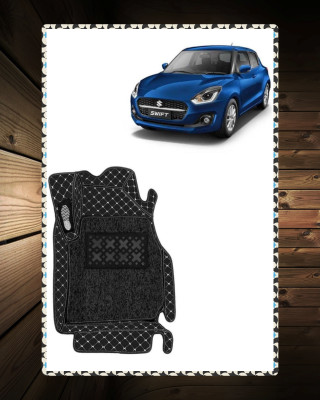 KUNTAIL A Leather 7D Mat For  Maruti Suzuki Swift(Black)