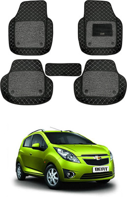 RKPSP Leatherite 7D Mat For  Chevrolet Beat(Black)