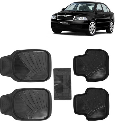 Kingsway PVC Tray Mat For  Skoda Octavia(Black)