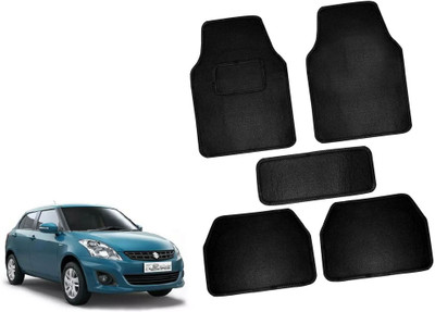 AUTO PEARL Polyester Standard Mat For  Maruti New Dzire(Black)
