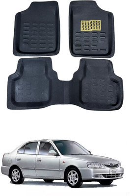 arneja trading company Polyutherine 3D Mat For  Hyundai Accent(Black)