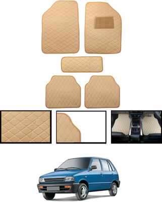 AYW Leatherite Standard Mat For  Universal For Car(Beige)