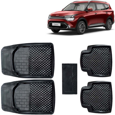 Kingsway PVC Tray Mat For  Kia Carens(Black)
