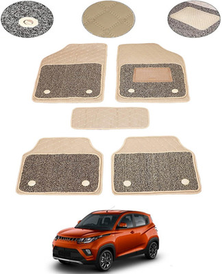 MSNP Leatherite 7D Mat For  Mahindra Universal For Car(Beige)